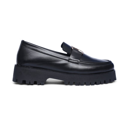HIGH SOLE LV BUCKL CHUNKY LOAFER