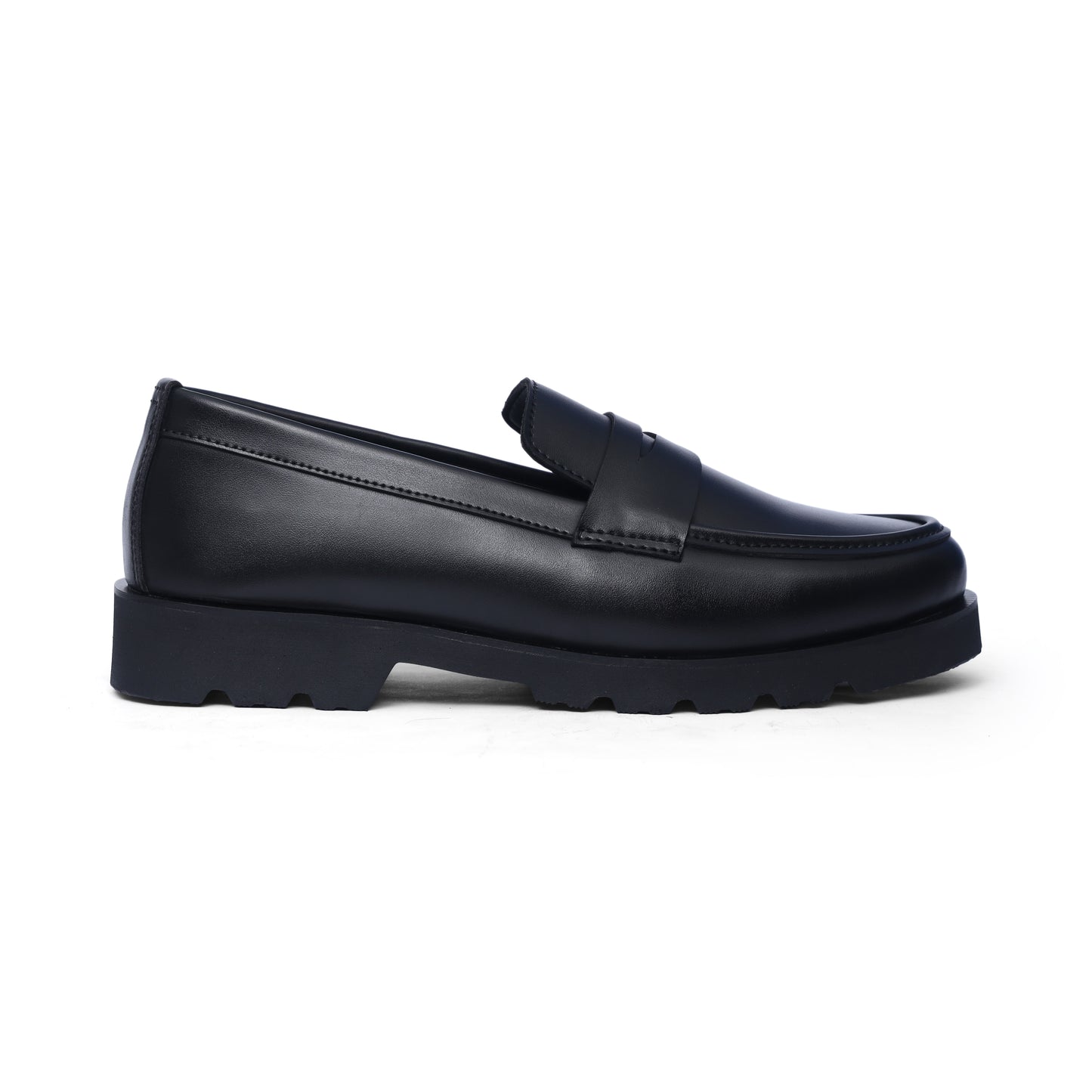 High Sole Penny Strap Loafer