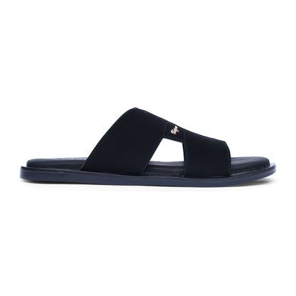 Men's Luxe Black Slippers