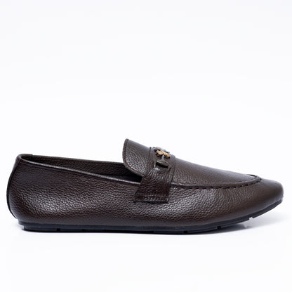 Brown Sleek Leather Shoes