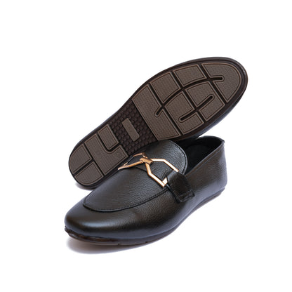 Black Leather Elegant shoe