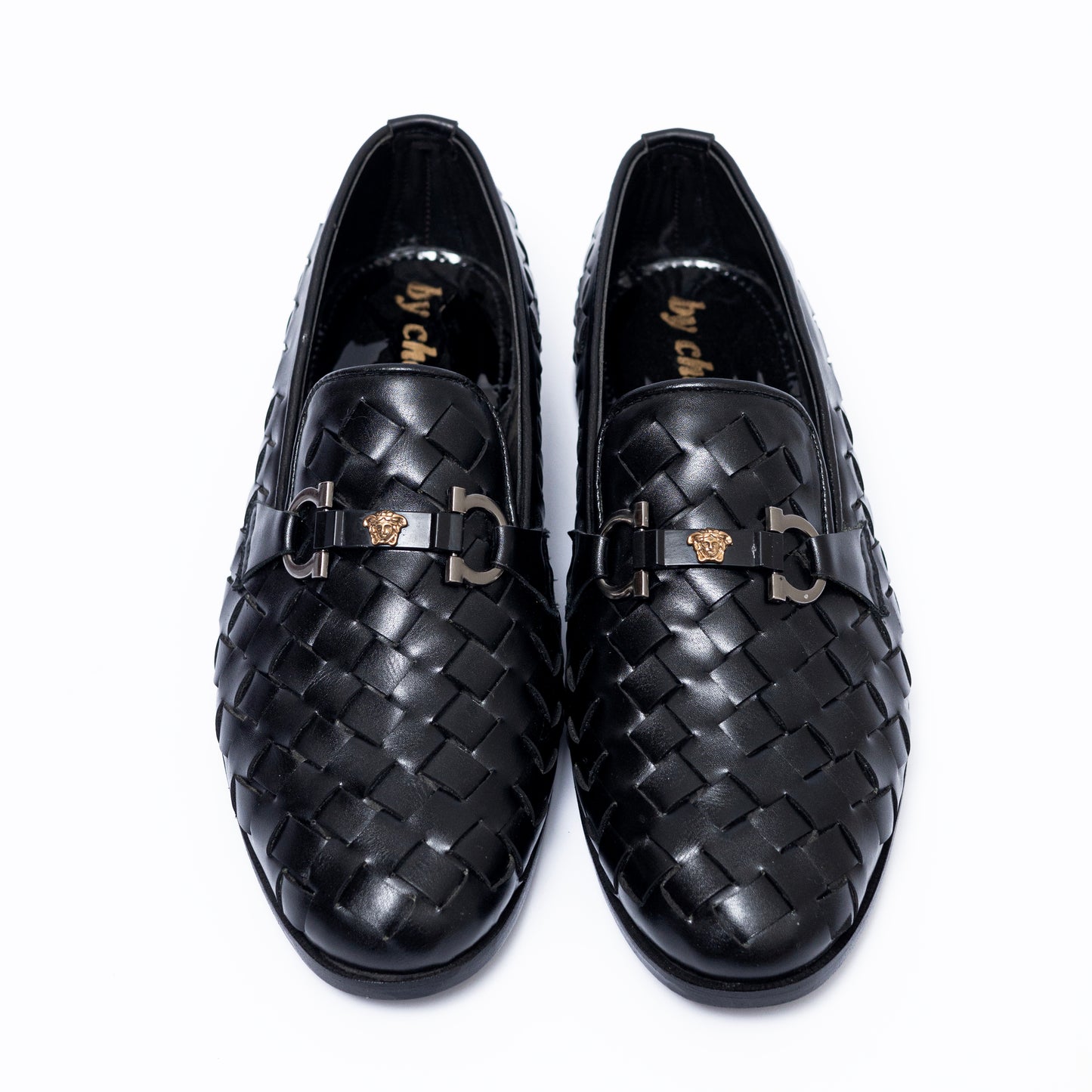 Black Executive Woven Shoes