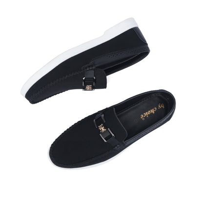 Black Suede loro Piana loafers