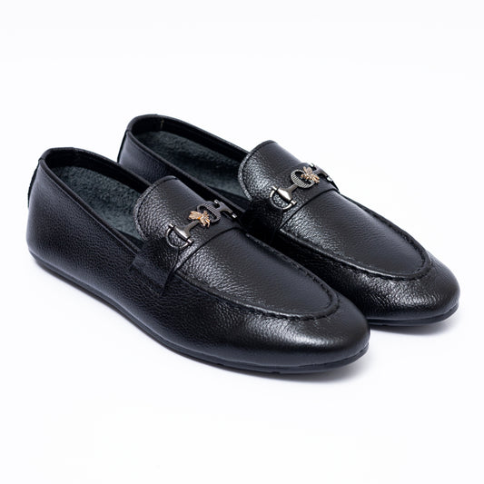 Black Sleek Leather Shoes