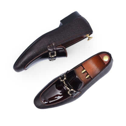 Brown shiny metal Bit Formal