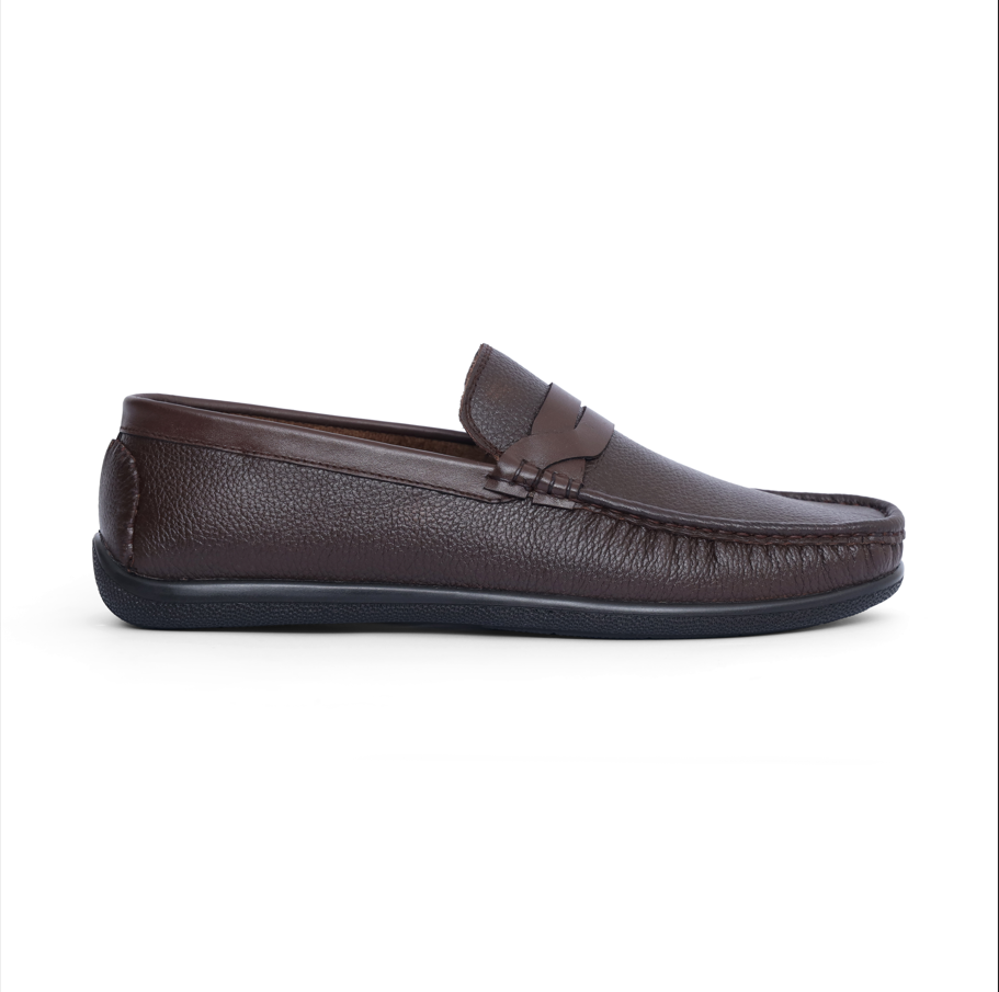Brown Medicated Premium Penny Strap Loafer